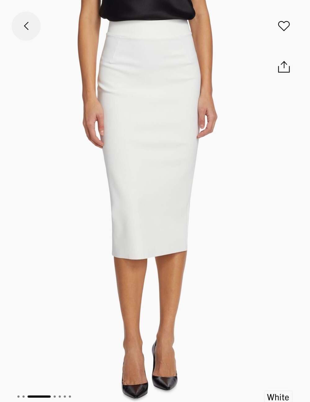 CHIARA BONI LA PETITE ROBE DELFINA PENCIL SKIRT
Size 44(8)